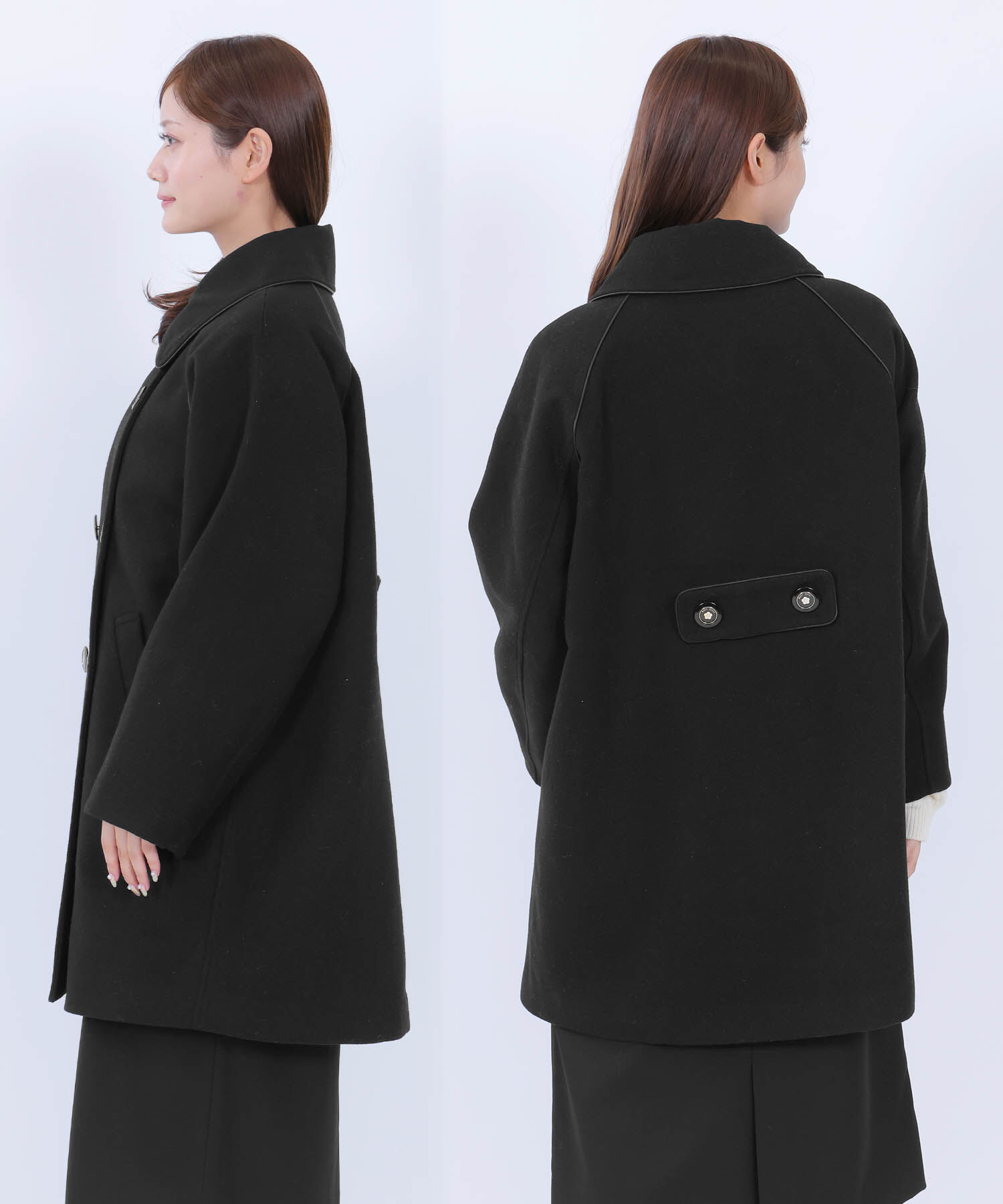 MARY QUANT「ダブルクラシカル ロングコート」|トレンチコート|