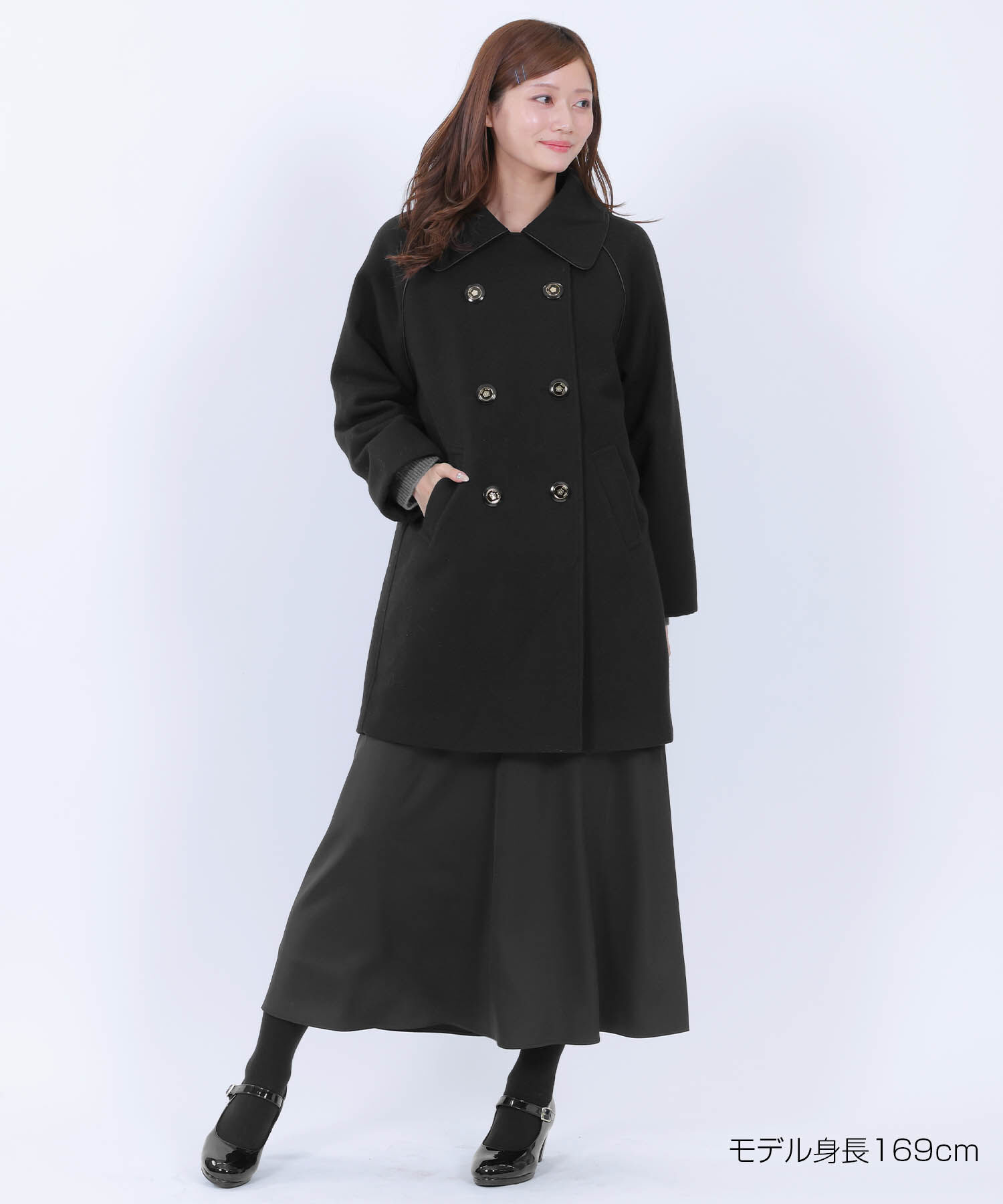 MARY QUANT「ダブルクラシカル ロングコート」|トレンチコート|