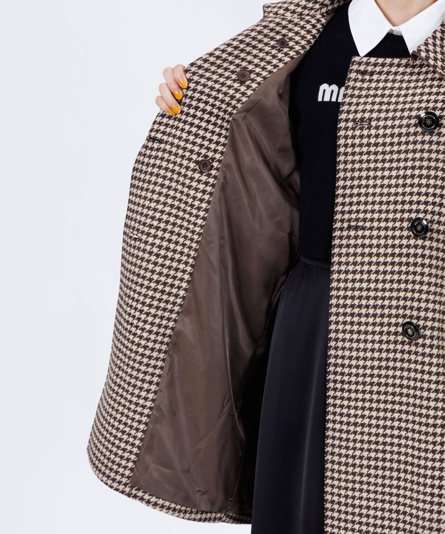 MARY QUANT「ダブルクラシカル ロングコート」|トレンチコート|