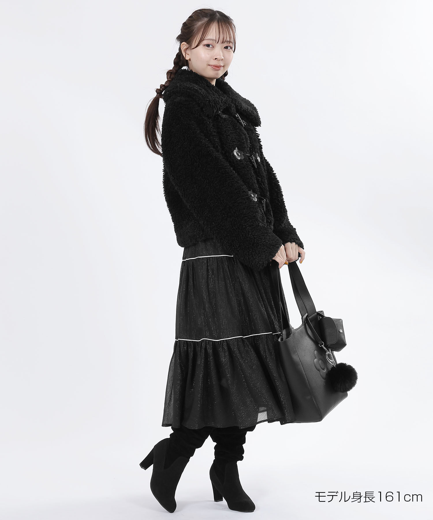 MARY QUANT「ボアダッフル ブルゾン」|ダッフルコート|