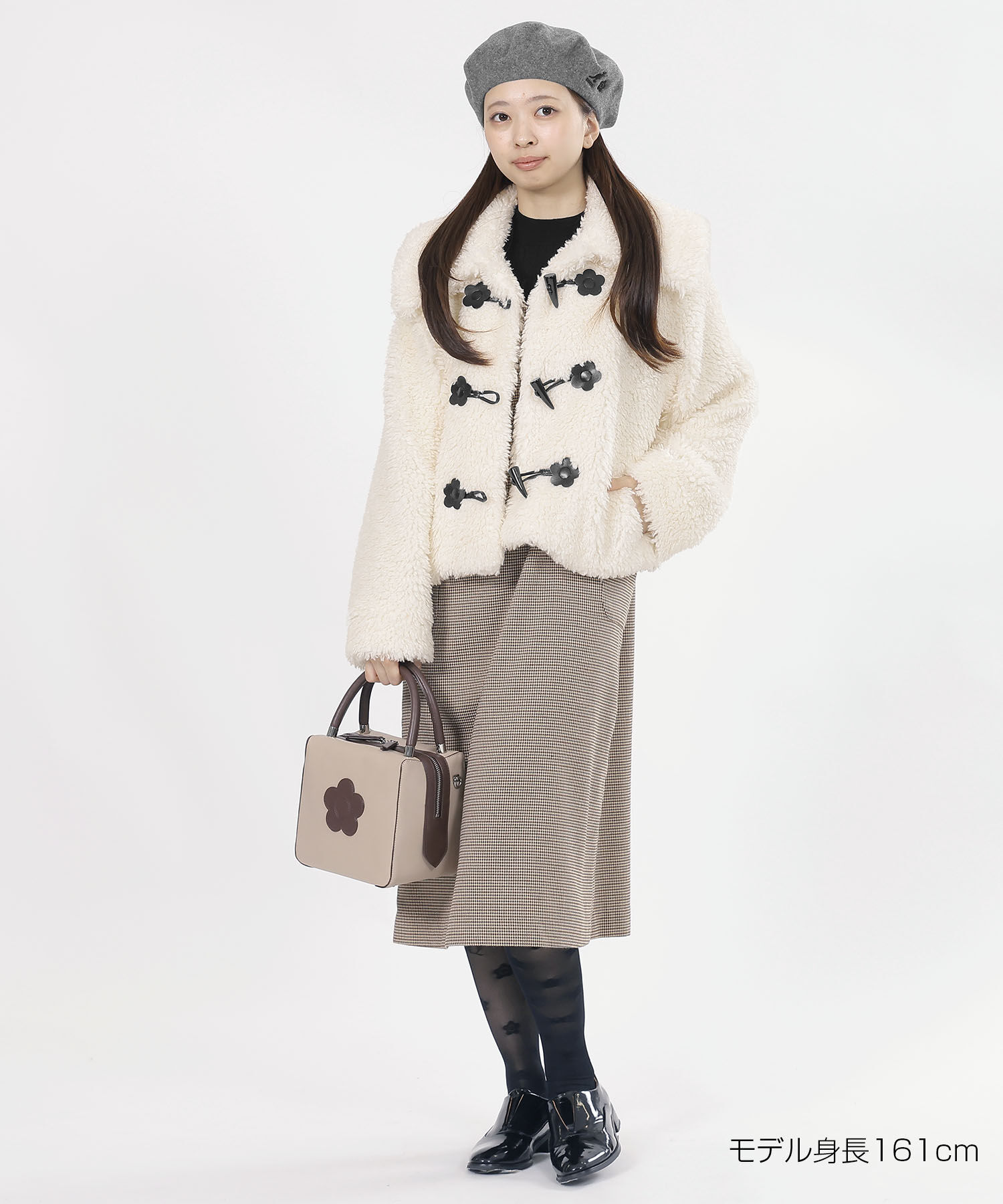 MARY QUANT「ボアダッフル ブルゾン」|ダッフルコート|