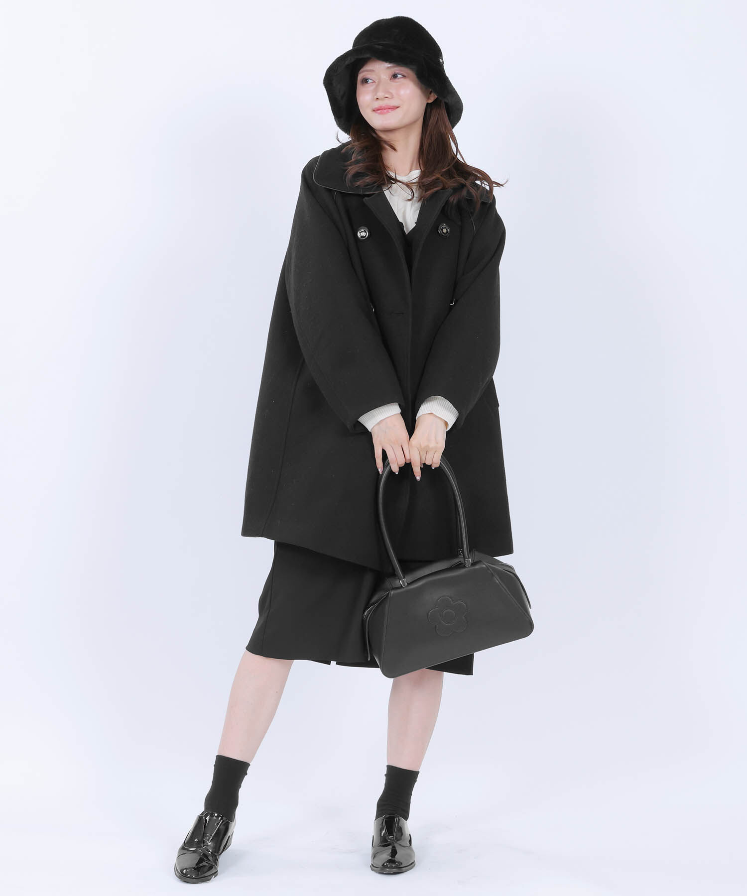 MARY QUANT「スムースデイジー トート」|トートバッグ|