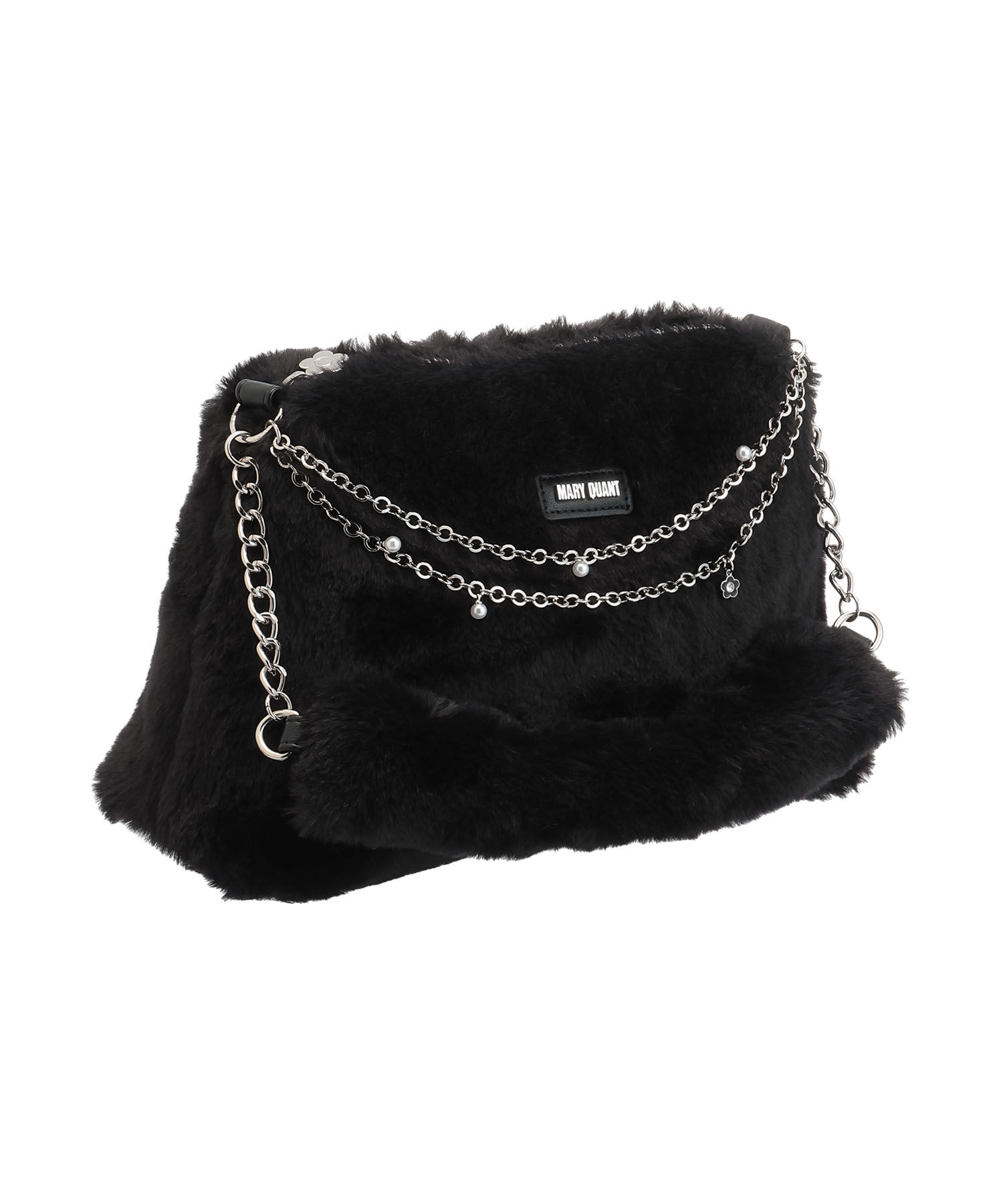 MARY QUANT「Wチェーンファー 2WAYショルダー」|ショルダー・メッセンジャー|