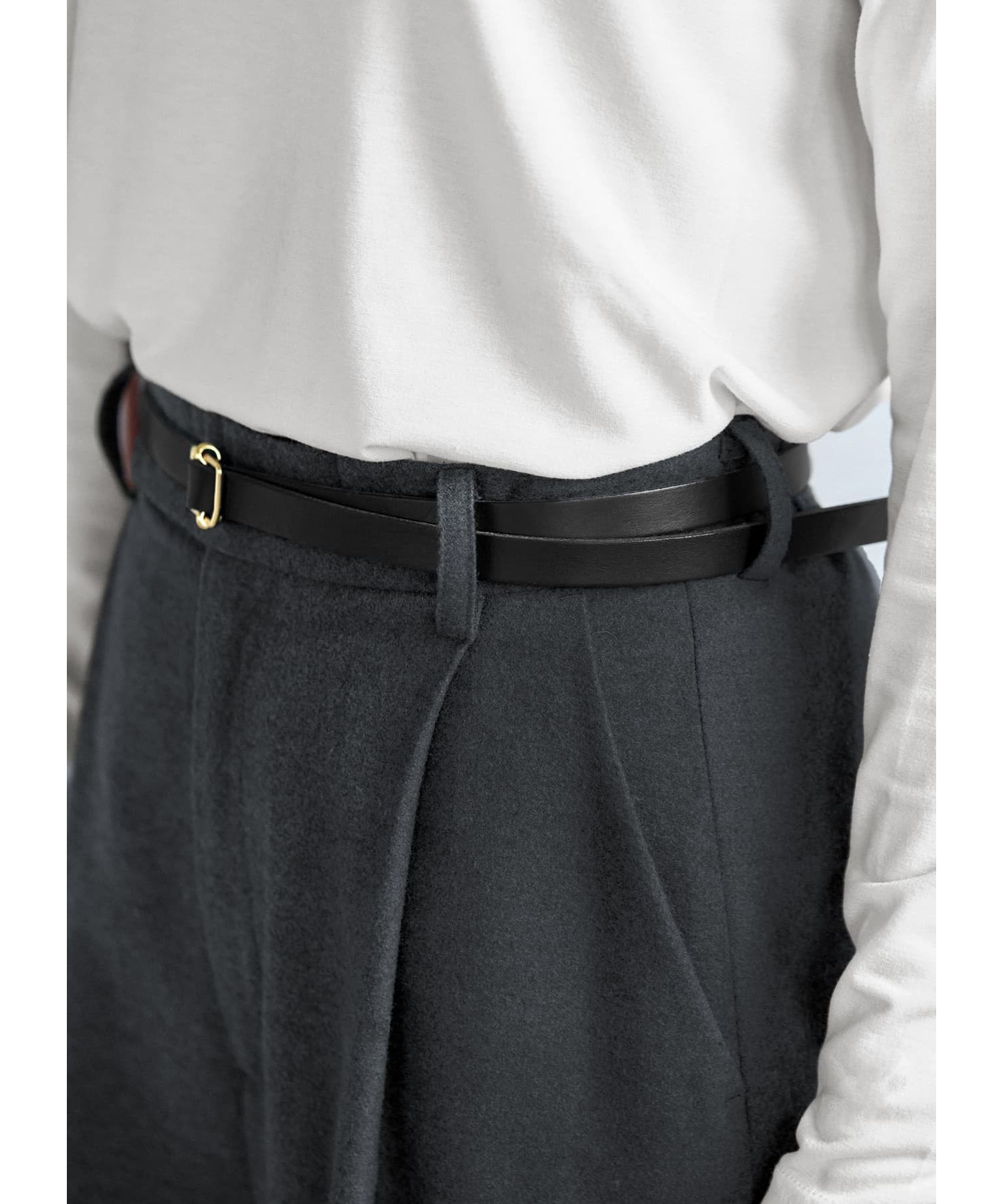 STYLE DELI「サイズ自在な穴なし15mmレザーベルト」|ベルト|