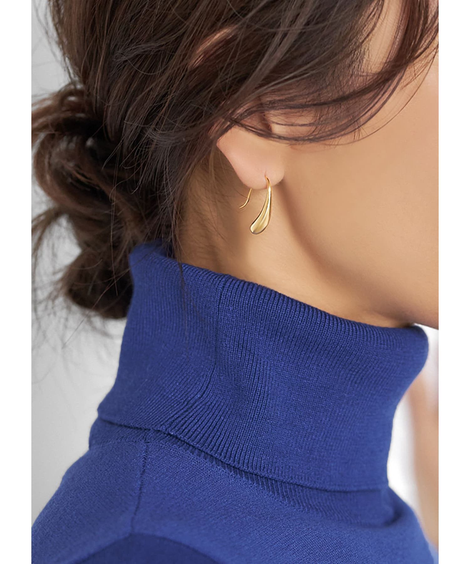 STYLE DELI「スリムドロップフックピアス」|ピアス|