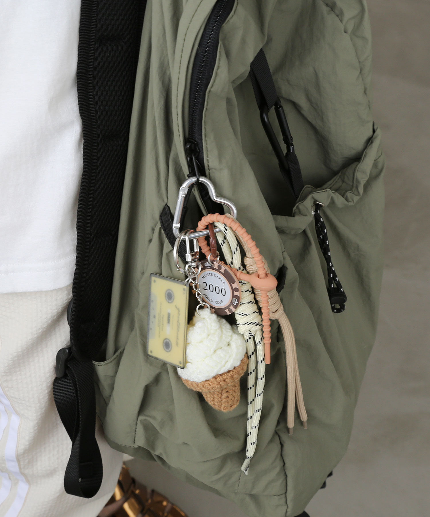  「ソフトクリーム バッグチャーム」|チャーム・キーホルダー|