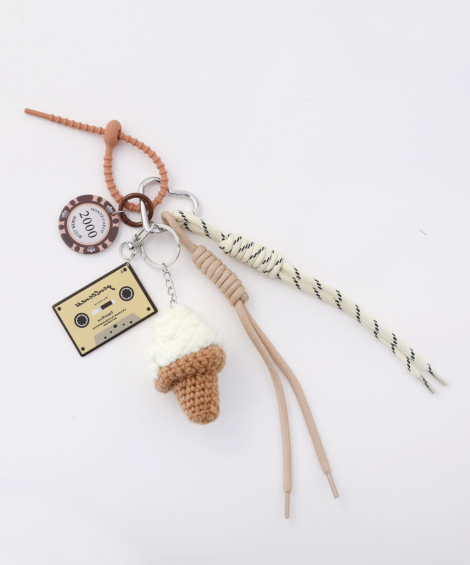  「ソフトクリーム バッグチャーム」|チャーム・キーホルダー|