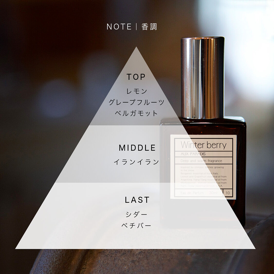 AUX PARADIS「【季節限定】オゥパラディ ウィンターベリー オードパルファム (15ml)」|香水・フレグランス|