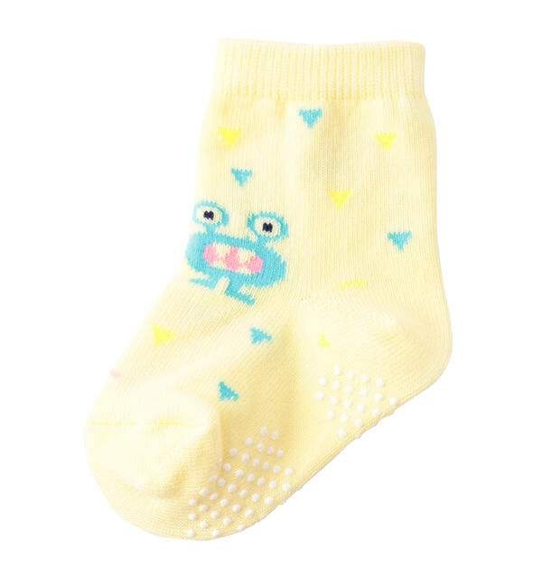 LOVERARY BY FEILER「リトルモンスター　靴下　L/JELMO-203035」|その他ベビー用品|ペールイエロー