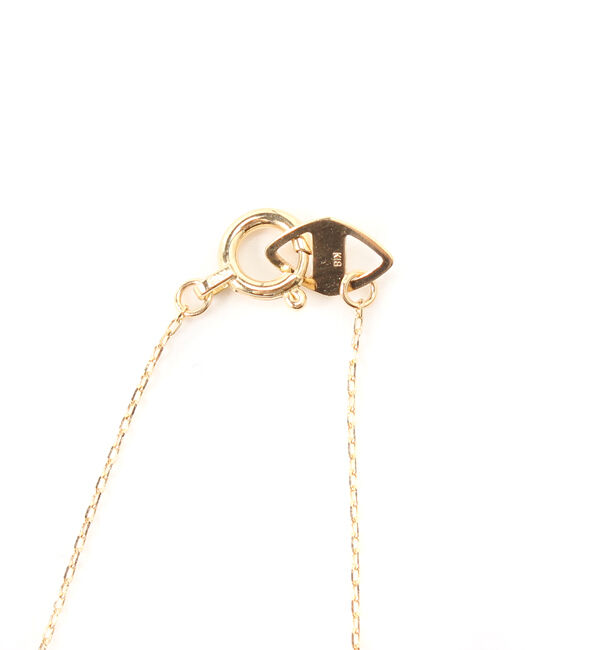 JUPITER「【K18】ゴールドラインバーネックレス/金属アレルギー対応<全長約39.5cm(調節した時の長さ36㎝)>」|ネックレス|