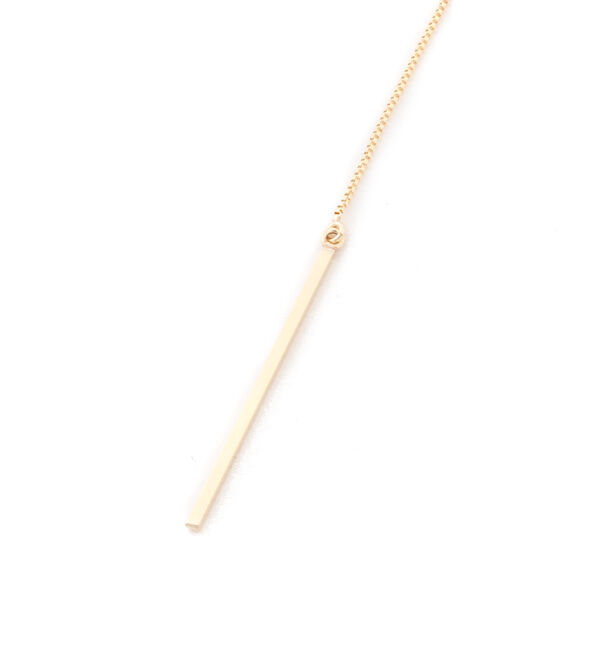 JUPITER「【K10】バー＆淡水パールピアス」|ピアス|