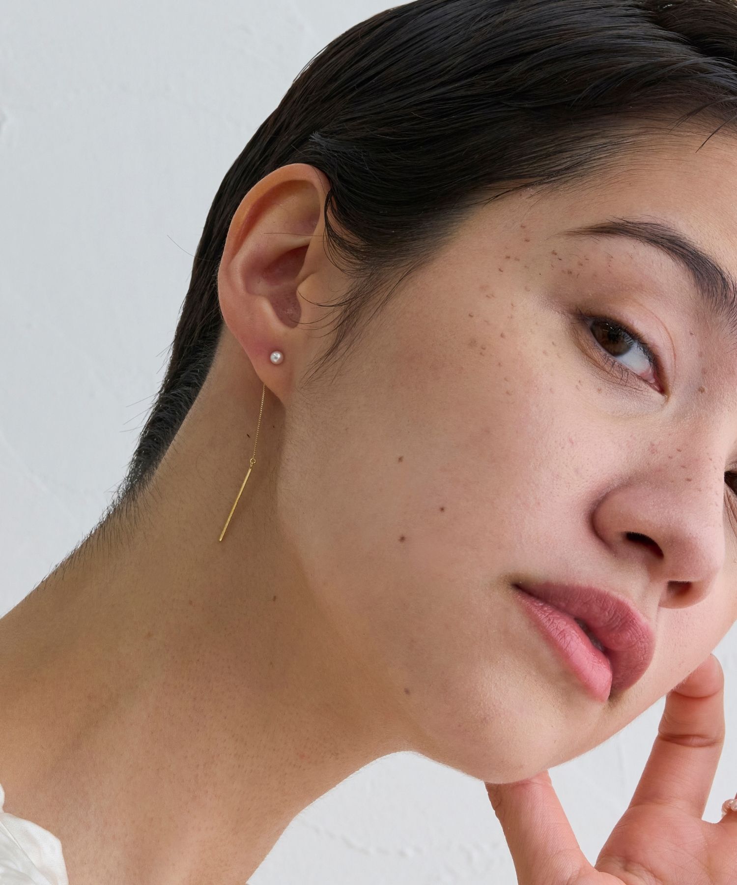 JUPITER「【K10】バー＆淡水パールピアス」|ピアス|