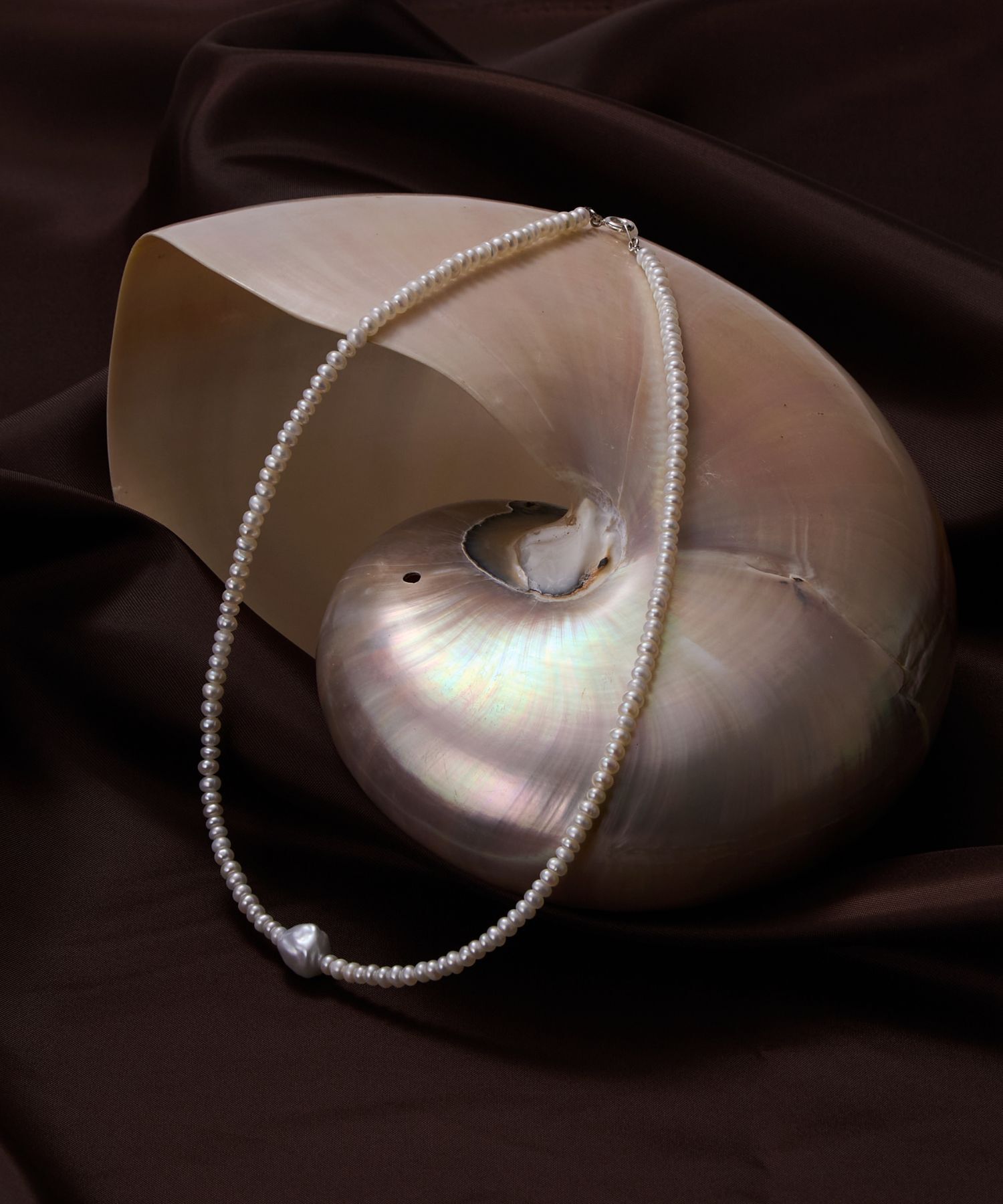 JUPITER「【淡水パール】バロックパールネックレス/40cm」|ネックレス|