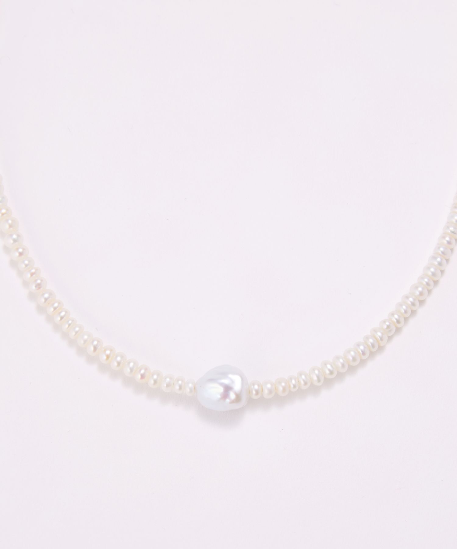 JUPITER「【淡水パール】バロックパールネックレス/40cm」|ネックレス|