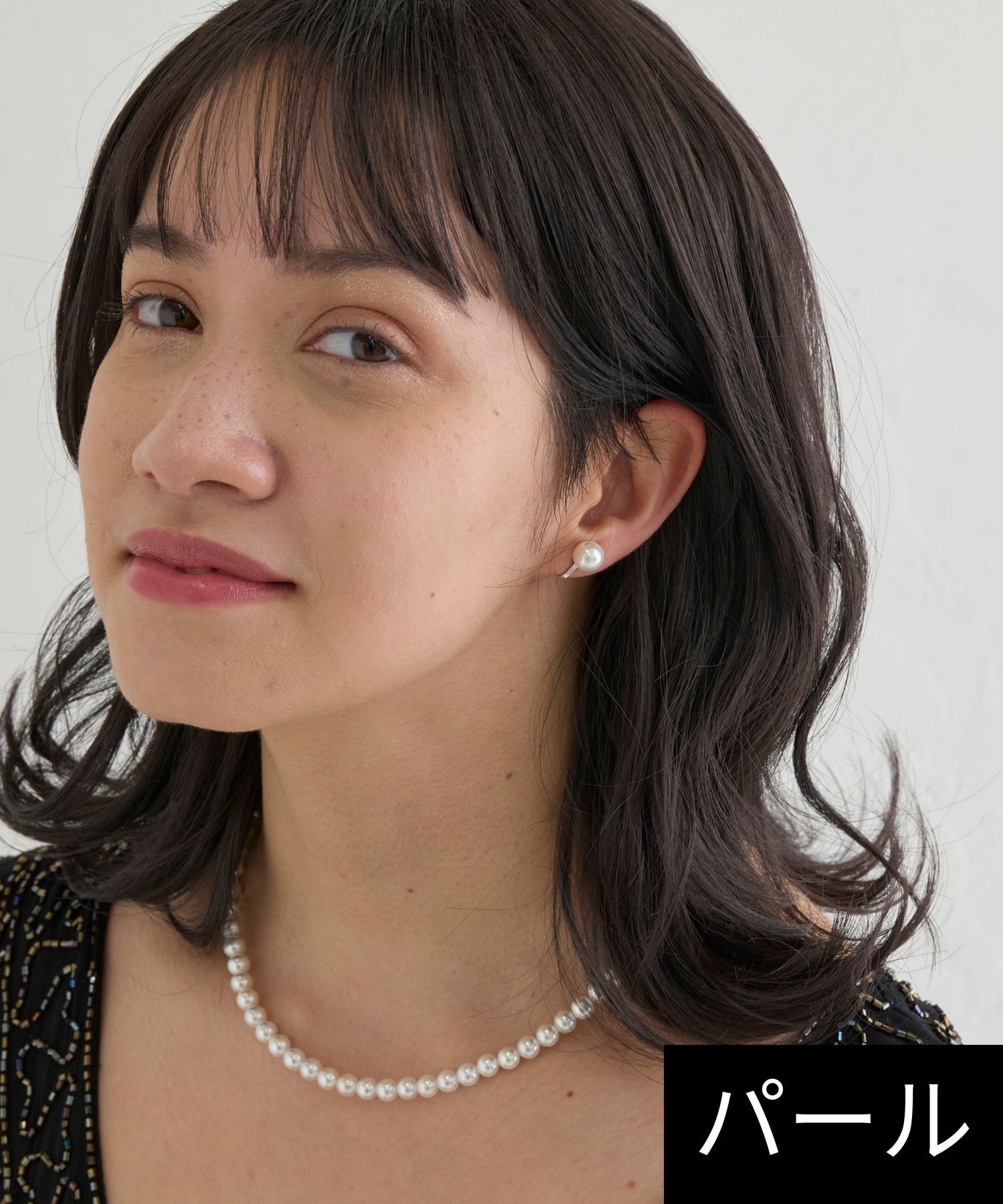 JUPITER「【国産貝パール】フォーマルパールネックレス＆イヤリングセット」|ネックレス|