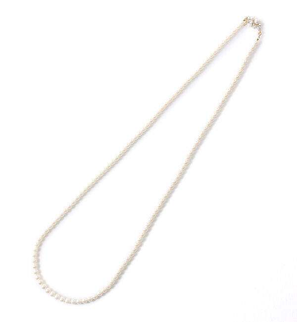 Phoebe「ブルーミングロングパールネックレス」|ネックレス|ホワイト