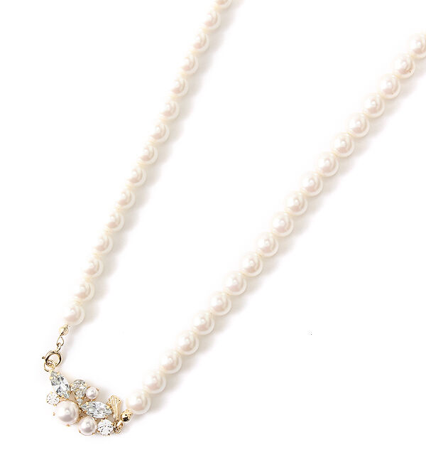 Phoebe「ブルーミングロングパールネックレス」|ネックレス|