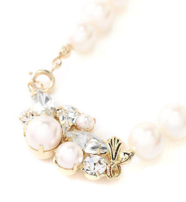 Phoebe「ブルーミングロングパールネックレス」|ネックレス|