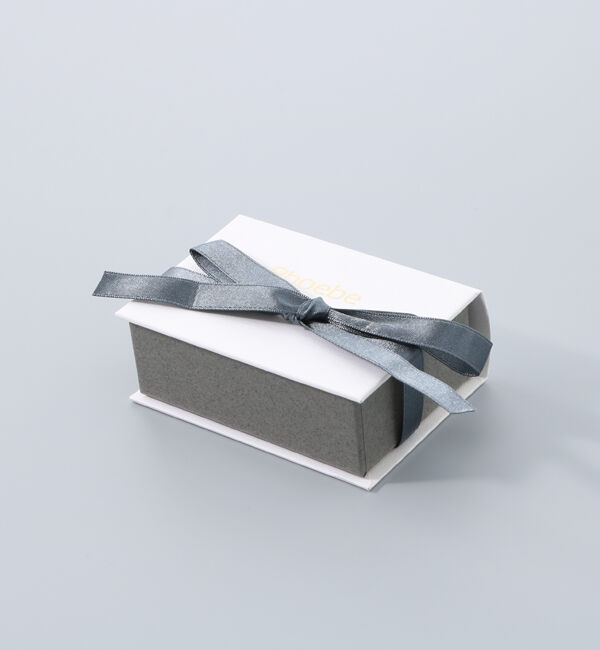 Phoebe「【K10】ストーンダブルループピアス/BOX付き」|ピアス|