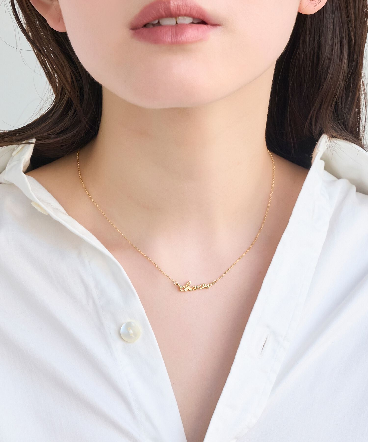 Phoebe「ラッキーレターネックレス(チャーム)」|ネックレス|