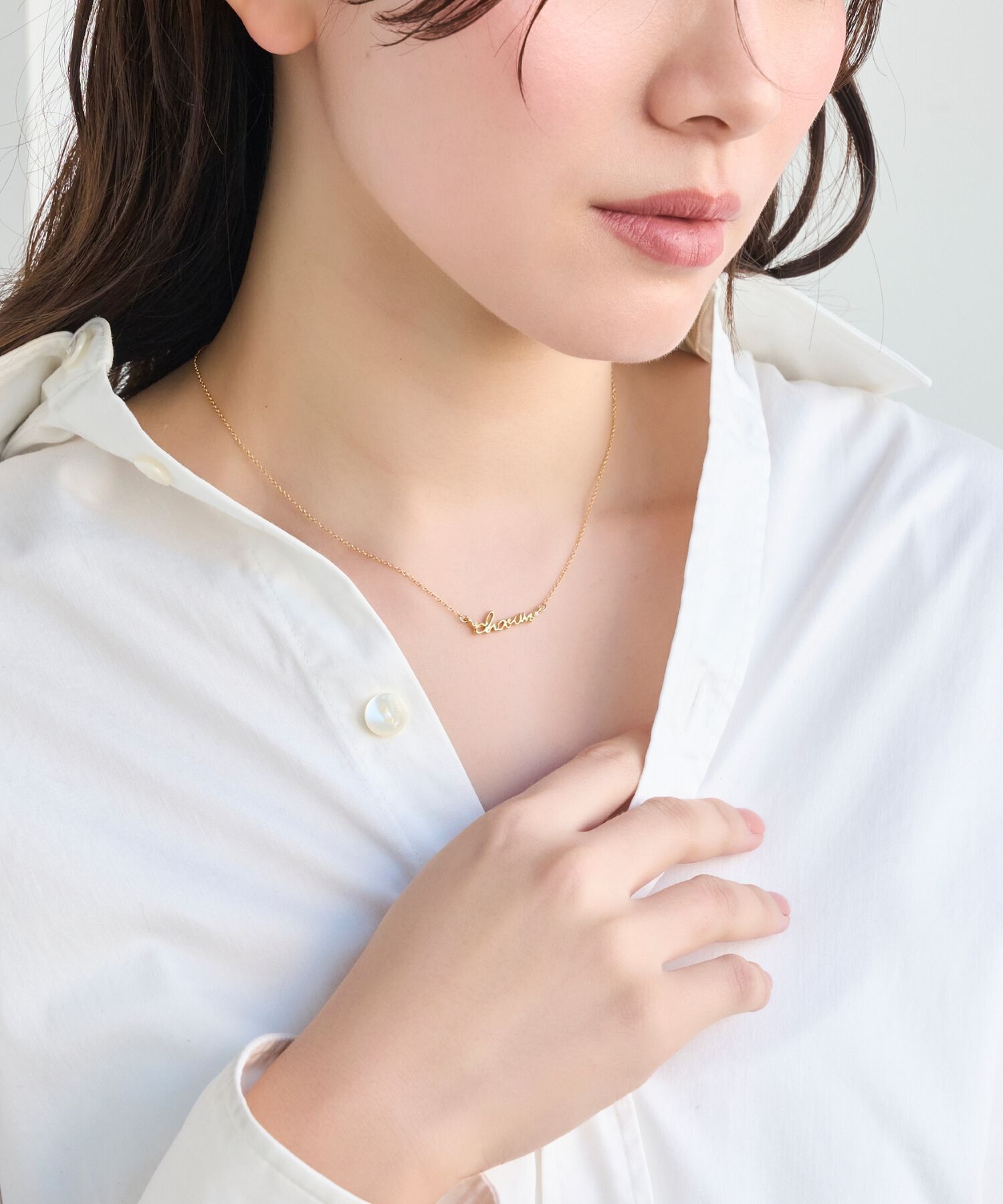 Phoebe「ラッキーレターネックレス(チャーム)」|ネックレス|