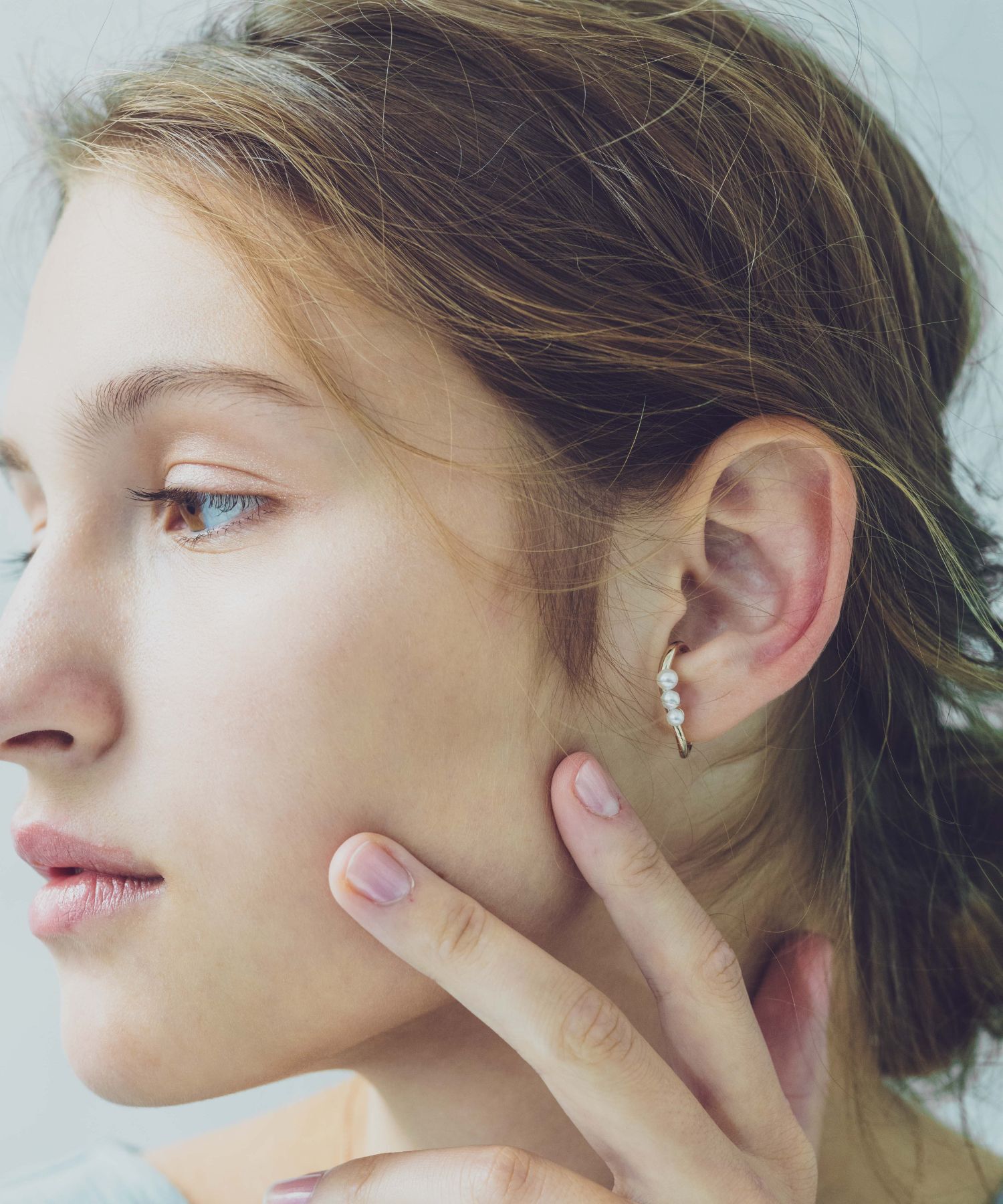 ete「パール ライナーカフ」|イヤーカフ|