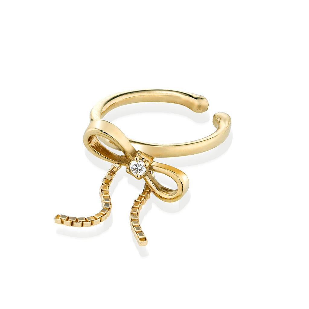 STAR JEWELRY「【Winter限定】 INFINITY BOW」|イヤーカフ|