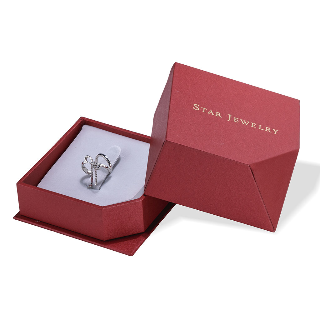 STAR JEWELRY「【Winter限定】 INFINITY BOW」|イヤーカフ|