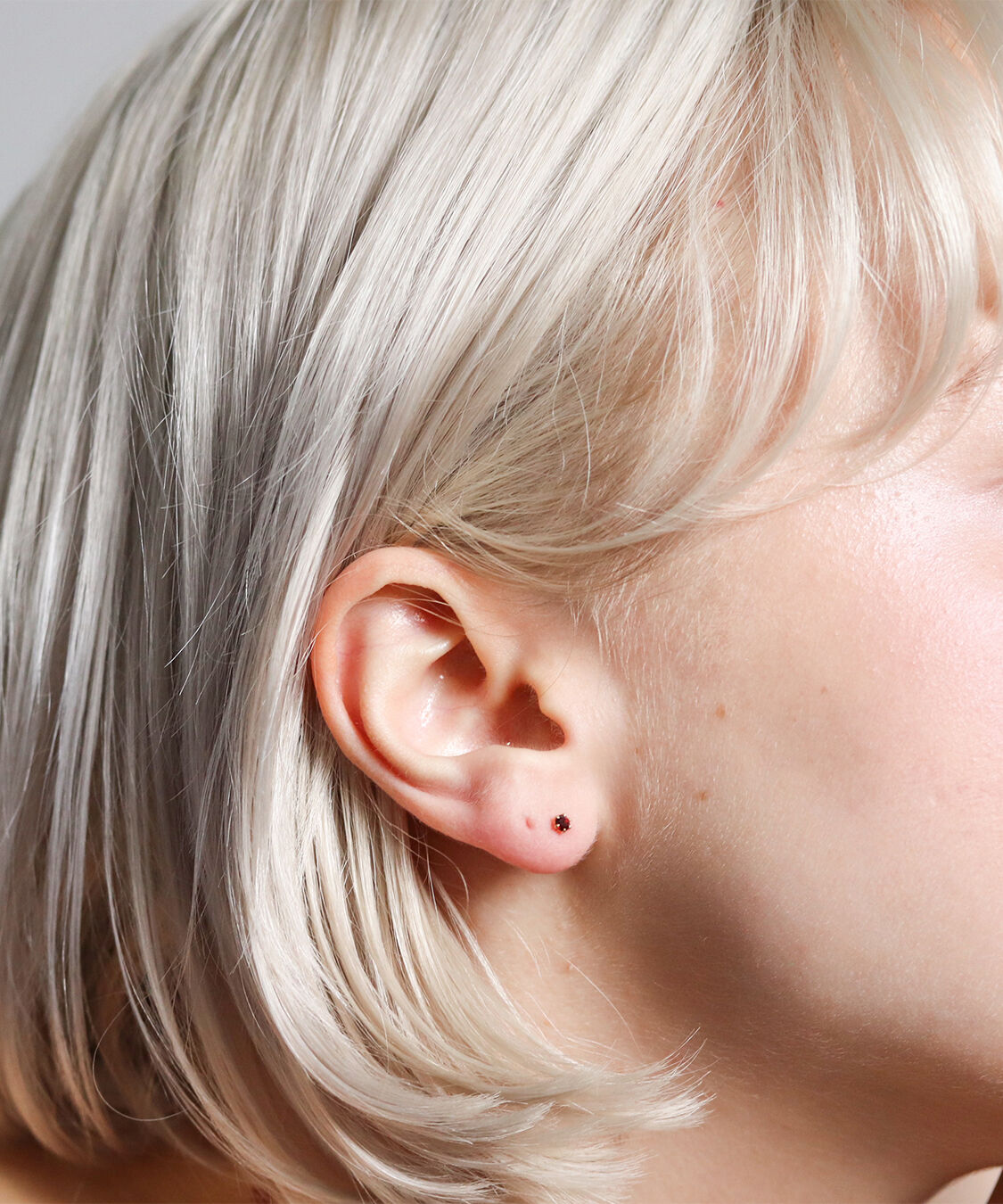  「誕生石 一粒ピアス | K18 」|ピアス|