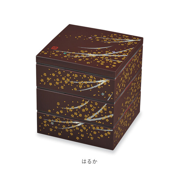 BACKYARD FAMILY「重箱 三段 通販 桜 3段 お重 6寸 ランチボックス ファミリーサイズ お重箱 おせち お花見」|食器・キッチングッズ|