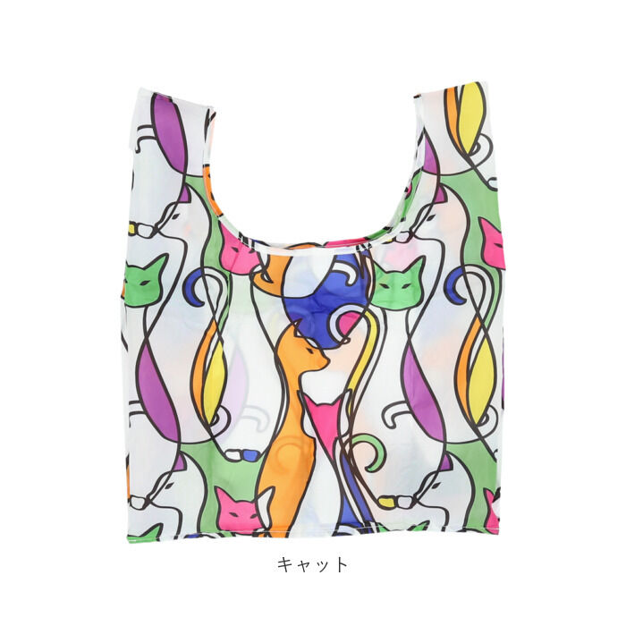 BACKYARD FAMILY「エコバッグ マチ広 弁当 通販 コンビニ レジ袋型 小さめ コンパクト 軽量 軽い 大容量」|エコバッグ|