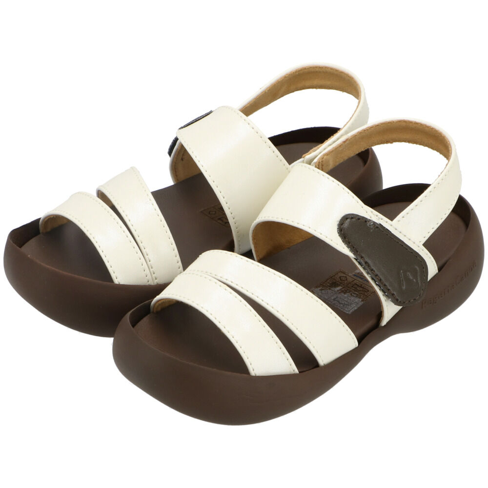 BACKYARD FAMILY「サンダル キッズ 通販 子供 子供サンダル 軽量 可愛い ブランド リゲッタ 歩きやすい靴」|サンダル|ホワイト1