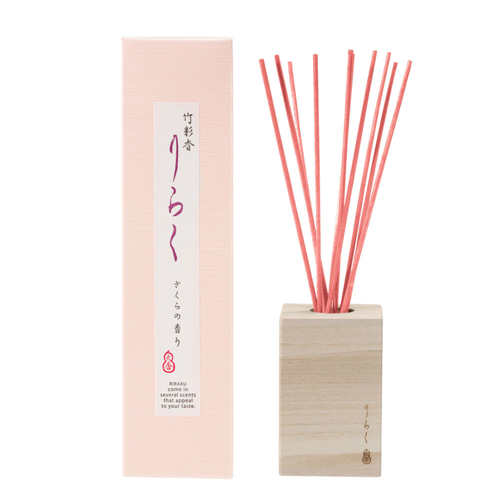 BACKYARD FAMILY「リードディフューザー スティック 通販 お香 りらく 竹彩香 リードディフューザースティック」|その他|ピンク1