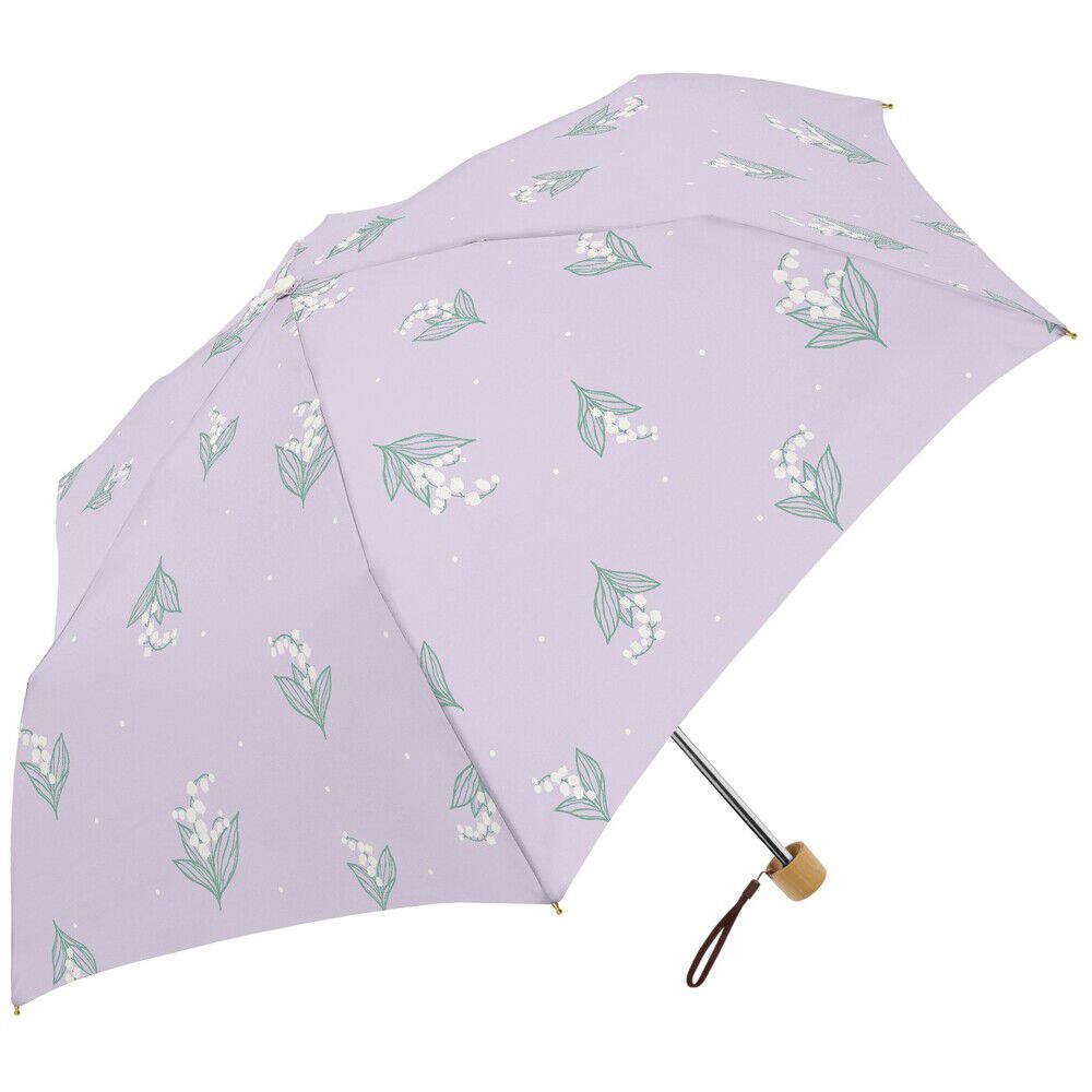 BACKYARD FAMILY「折りたたみ傘 レディース 通販 折り畳み傘 50cm 晴雨兼用 かさ カサ 雨傘 日傘 晴雨兼用傘」|傘|パープル1