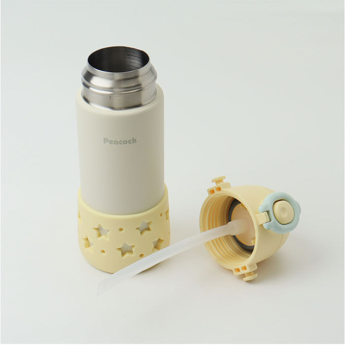 BACKYARD FAMILY「ベビー 保冷 ストローマグ 400ml 通販 ストローボトル 子供用水筒 ステンレスボトル 水筒」|食器・キッチングッズ|