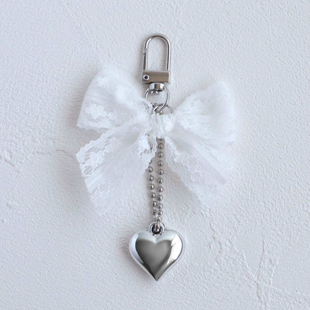 BACKYARD FAMILY「RORA キーリング 通販 ローラ エヴリン キーホルダー キーチャーム バッグチャーム ナスカン」|その他|ホワイト1