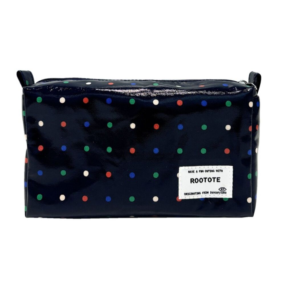 ROOTOTE「ルートート ラミネート ROOTOTE 1023 通販 ポーチ コスメポーチ 化粧ポーチ」|ポーチ|ブルー1