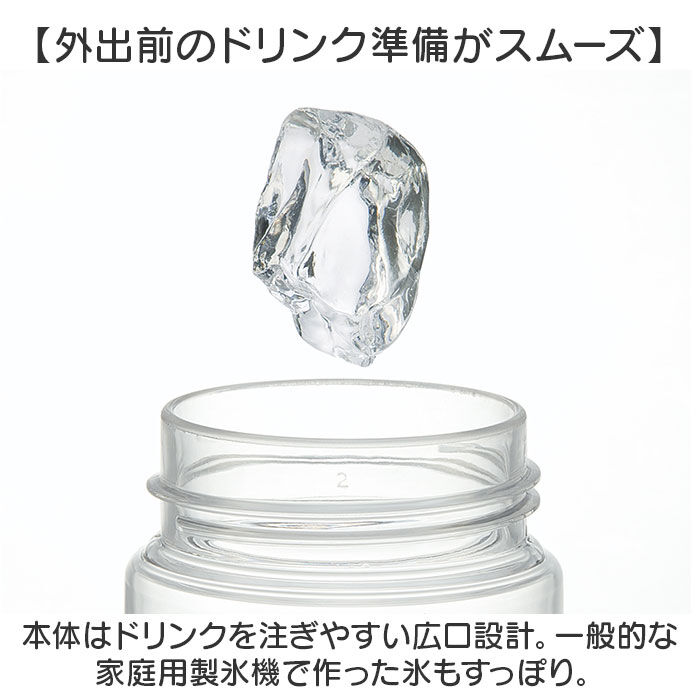 BACKYARD FAMILY「スケーター 水筒 透明 ボトル 通販 skater PSPR5MC 480ml 約 500ml」|食器・キッチングッズ|