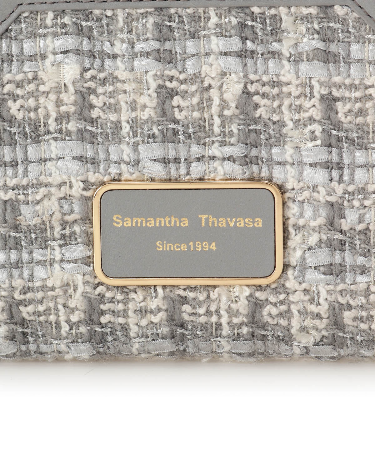 Samantha Thavasa「ファンシーツイード口金折財布」|財布|