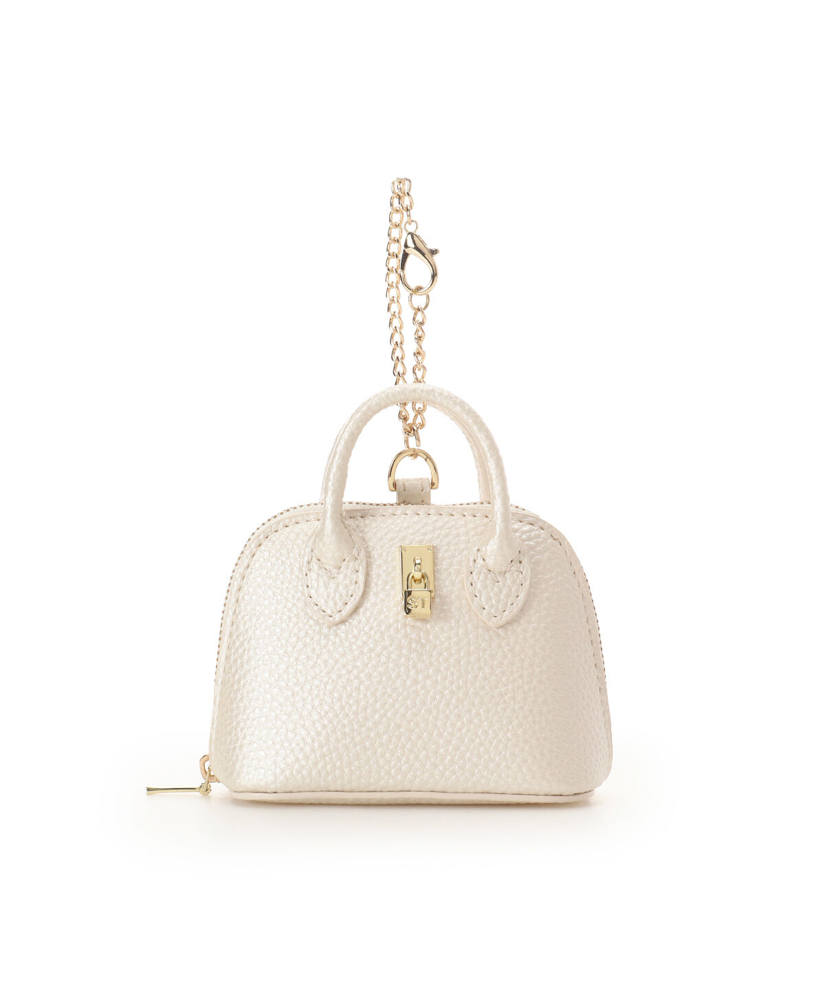 Samantha Thavasa「パール調 ミニミニ サマンサ レディ パドロックチャーム」|チャーム・キーホルダー|オフホワイト