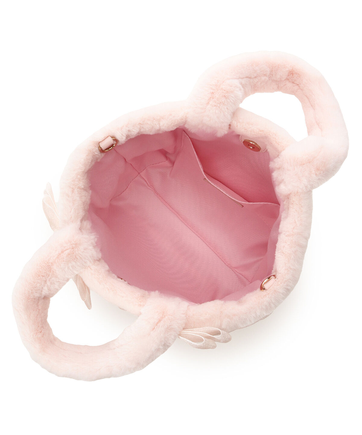 Samantha Vega「シフォンリボンファーハンドバッグ」|ハンドバッグ|