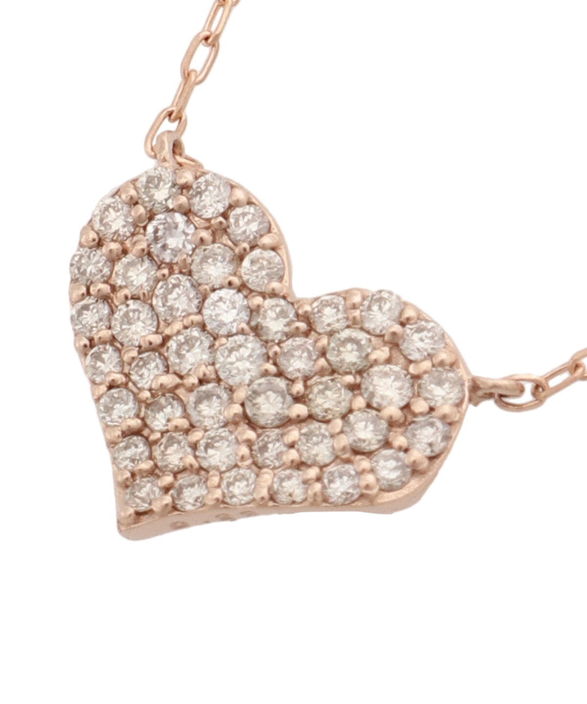 Samantha Tiara「K18 PG パーフェクトハートインフィニティネックレス（中）」|ネックレス|