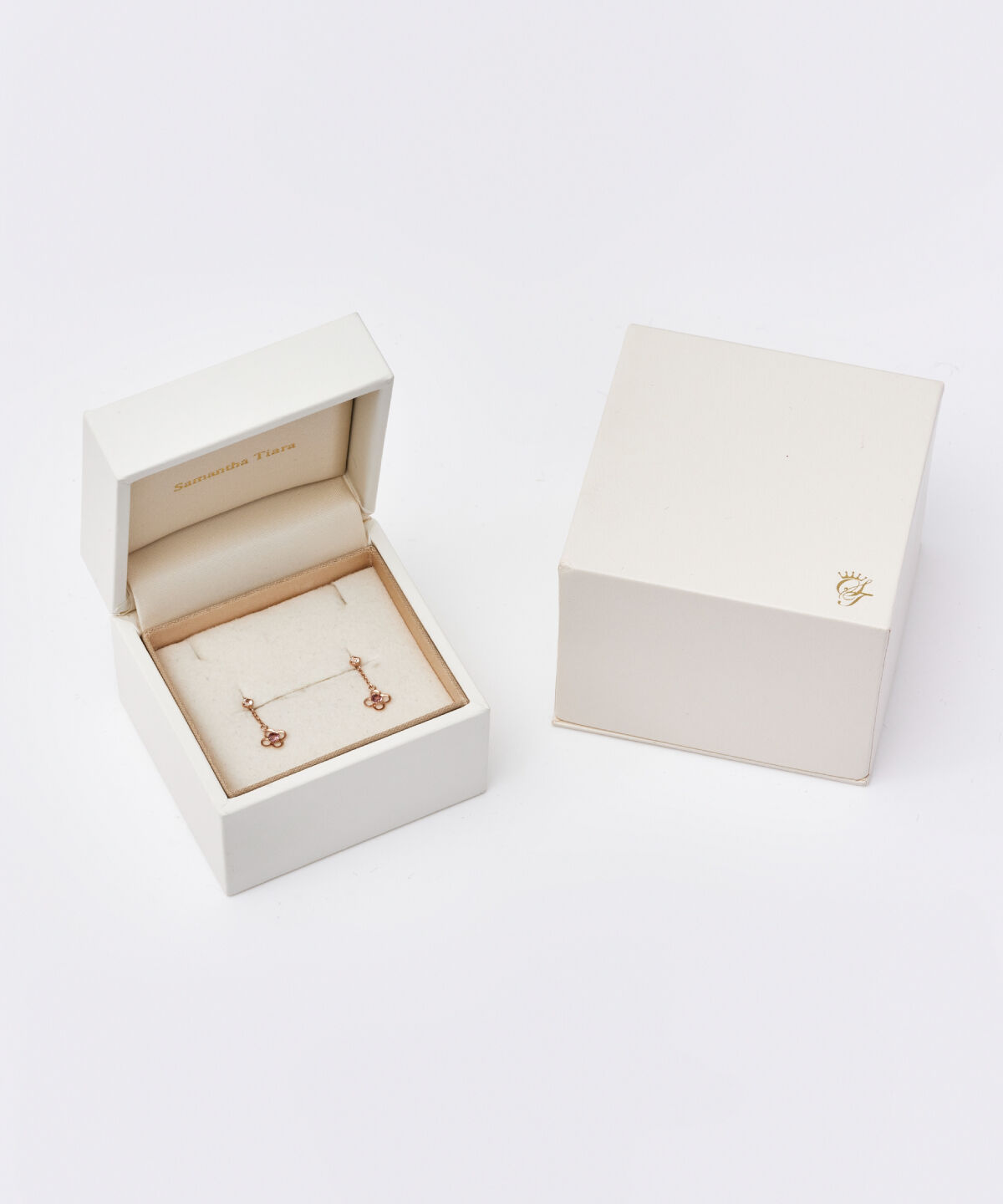 Samantha Tiara「K10PG フラワーイヤリング≪10月 誕生石≫」|イヤリング|