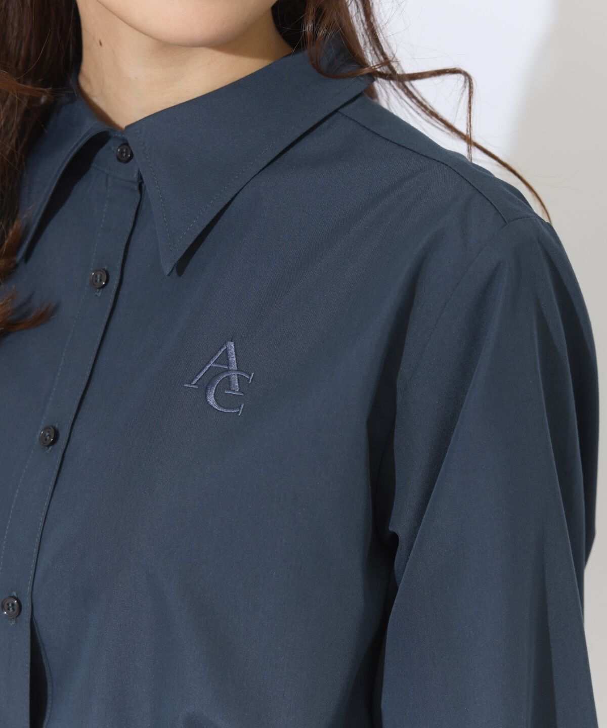 アンドクチュール「AC刺繍ボウタイシャツ」|シャツ・ブラウス|