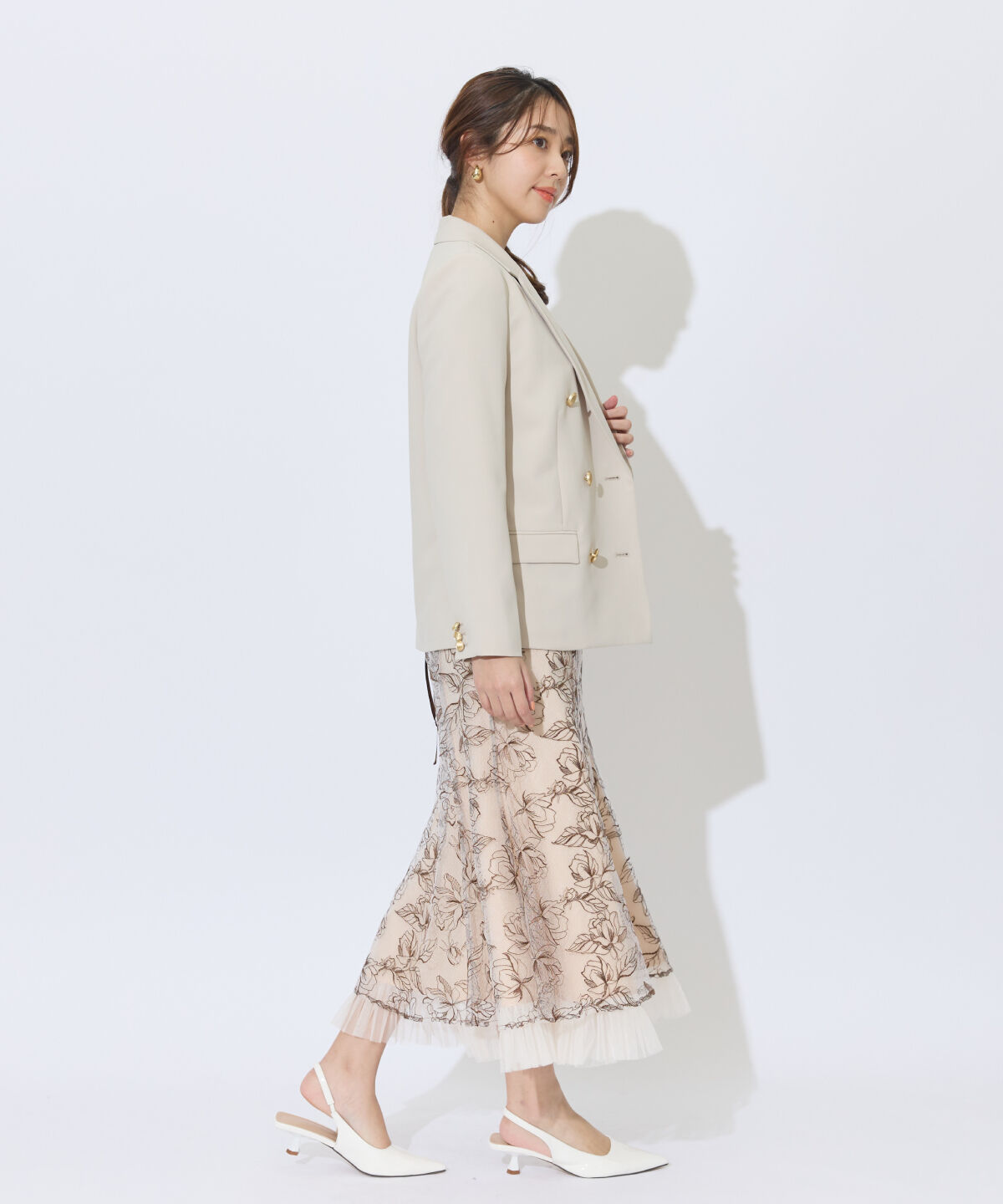 アンドクチュール「ダブルテーラードジャケット」|テーラードジャケット|