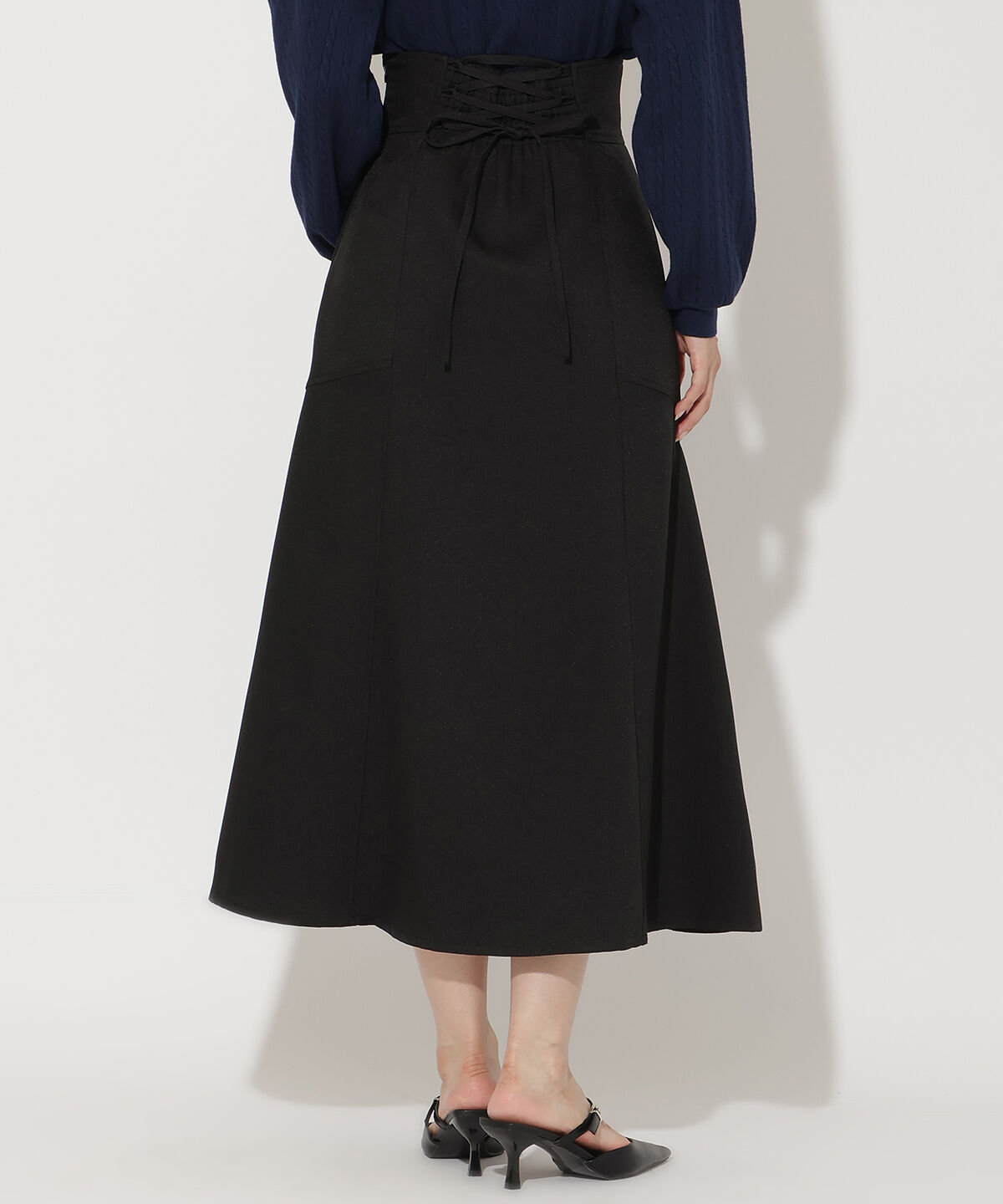 アンドクチュール「インナーミニマーメイドスカート」|フレア|