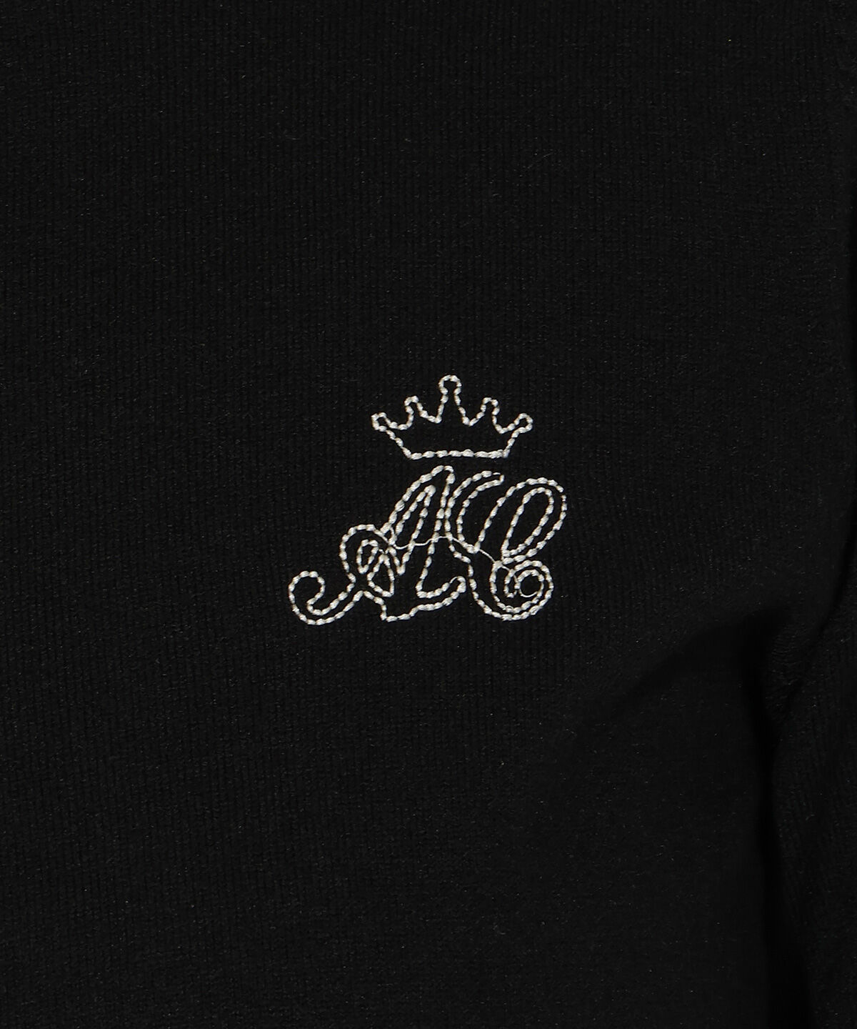 アンドクチュール「刺繍クルーネックカーディガン」|カーディガン|