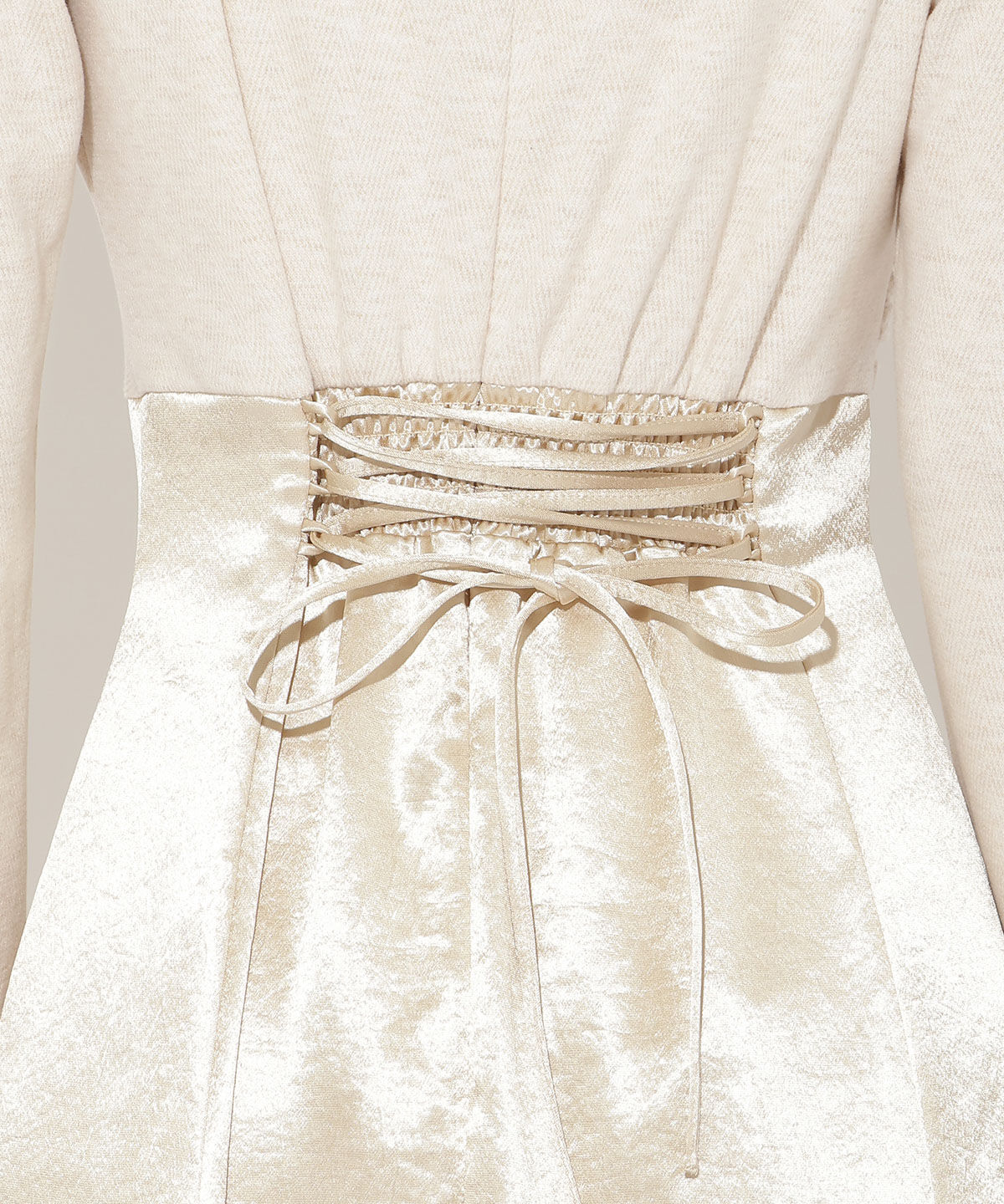 アンドクチュール「サテンドッキングワンピース」|ワンピース|