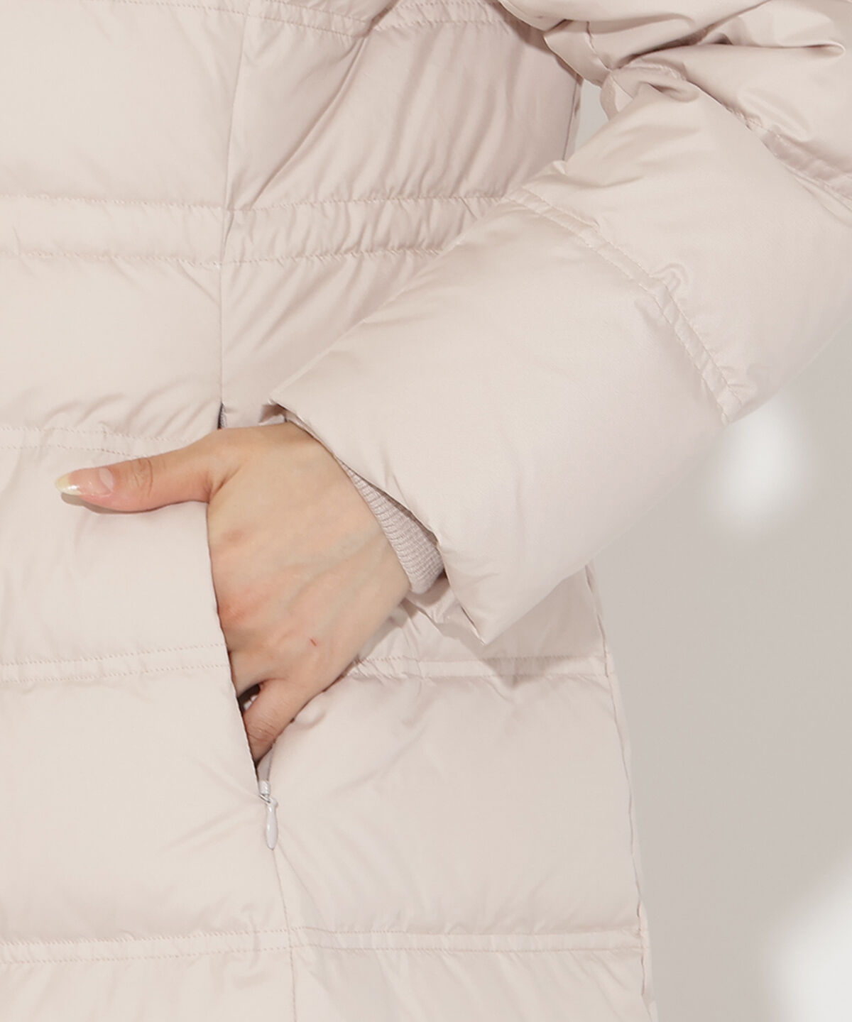 アンドクチュール「FOXファー付きプレミアムミドルロングダウン」|ダウン|