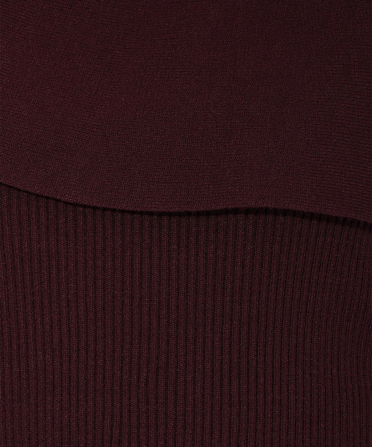 アンドクチュール「アシンメトリーカラーニットプルオーバー」|ニット・セーター|